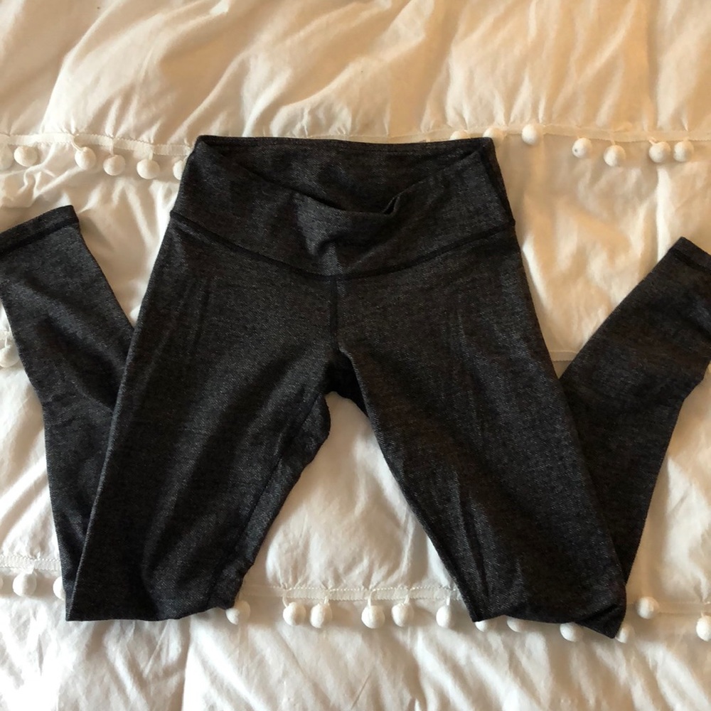 Lululemon Wunder Under Gray Leggings